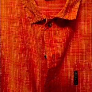 Men’s Columbia XXL, SS Button- up Shirt